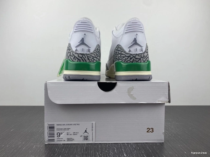 HYPE CK9246-136 Jordan 3 Lucky Retro (W) Green 0724
